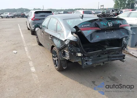 2025 Honda Civic Sport z USA, uszkodzony, nr VIN 2HGFE2F55SH568366